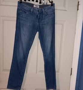Euc. Paige Skyline Ankle Peg Women's Blue Jeans sz 26